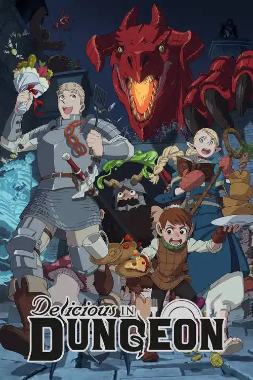 Download Delicious in Dungeon (Season 1) Multi Audio {Hindi English Japanese} Anime Series 480p 720p & 1080p WEB DL 15 delicious in dungeon season 1